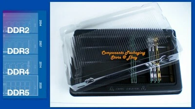 5 Server Desktop Memory Packaging Tray fits DDR4 DDR5 DDR3 up to 250 DRAM DIMMS - Image 1 of 4