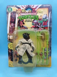 Teenage Mutant Ninja Turtles TMNT Movie 3 SPLINTER Playmates Green Weapon RARE - Picture 1 of 3