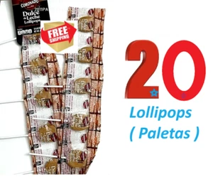 20 Coronado Caramel flache Lutscher aus Ziegenmilch (dulce de leche de cabra) - Bild 1 von 5