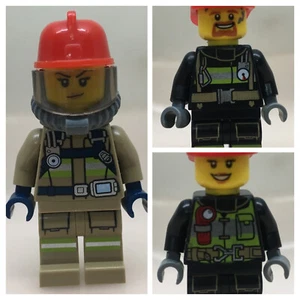 LEGO® Minifiguren Feuerwehr aus Set 77944 Fire Station - cty0967 cty1599 cty1598 - Picture 1 of 13