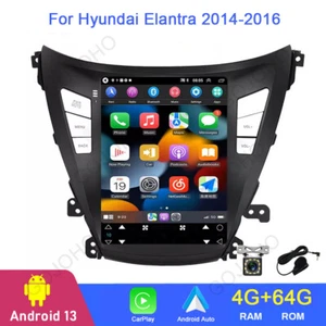 64GB 9.7" For Hyundai Elantra 2014-2016 Android 13 Carplay Car GPS Stereo Radio - Picture 1 of 23