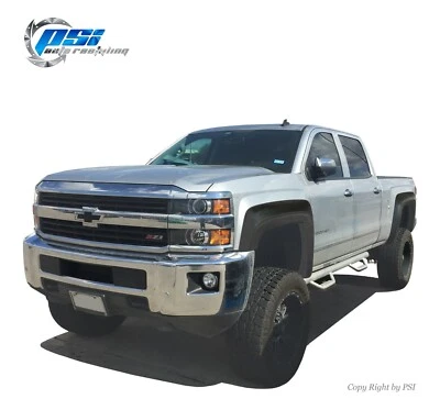 Extensión moldura guardabarros llamaradas Silverado 1500 14-18 2500HD 3500HD 15-19 texturizada Foto 1 de 3