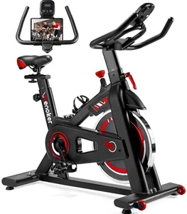 WENOKER Heimtrainer, Indoor Cycling Fahrrad/stationär für Zuhause mit LCD-Monitor - Bild 1 von 4
