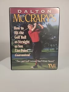 Dalton McCrary's How To Hit The Golf Ball As Straight As You Can Point 4 VHS Set - Picture 1 of 7