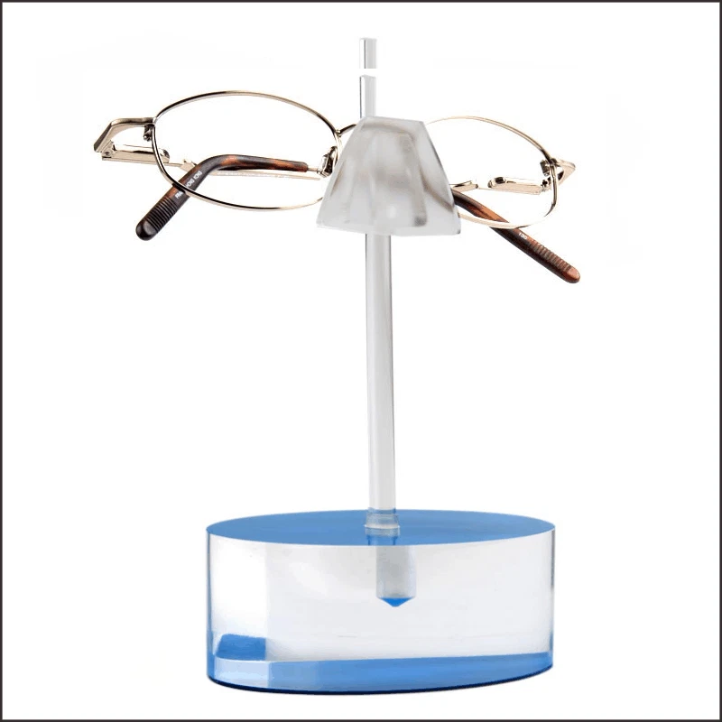 Optical Display - d4.BLU - Single Oval Eyewear Display in Blue - Image 1 of 1