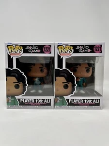Funko Pop! TV Netflix Squid Game #1221 Abdul Ali Player 199 Vinyl - Lot of 2 - Picture 1 of 2