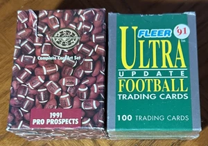 2 sets of 1991 Fleer Ultra Update football & 1991 Pro Prospects - Picture 1 of 3