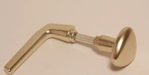Zimmertür Knopfdrücker Türknopf  Klinke Alu  F2 Beschläge Türknauf drehbar 8x8mm - Bild 1 von 2