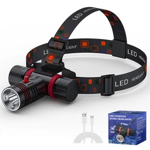 Attrezzatura Subacquea Essential Faro LED Potente con Modalità di Utilizzo Multiple - Foto 1 di 16