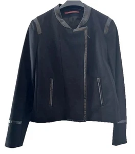 COMPTOIR DES COTONNIERS Black Jacket Size FR42 UK12/14 RRP£189 - Picture 1 of 10