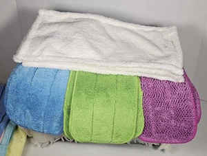 Microfiber Don Aslett Lot Of 16 Assorted Colors And Textures Mop Pads - Picture 1 of 7