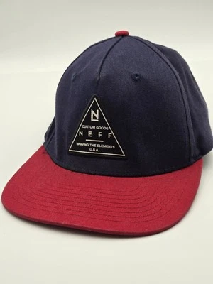 Gorra Neff Gorra Snapback Skate Surf Azul Rojo Desafiando Los Elementos Foto 1 de 4