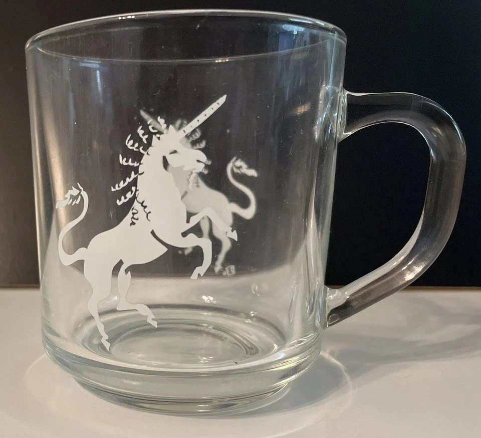 Unicorn glass mug - Image 1 of 1