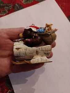 2007 Hallmark Keepsake slitta nel Natale Nick & Christopher ornamento - Foto 1 di 10