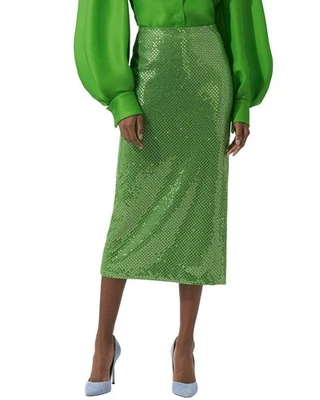 Falda midi adornada Carolina Herrera para mujer Foto 1 de 2