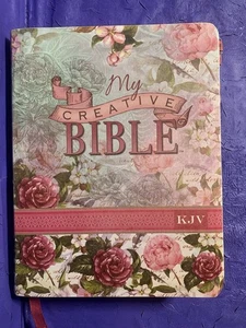 KJV Holy Bible, My Creative Bible, Faux Leather Flexcover - Ribbon Marker - Picture 1 of 13