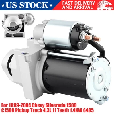 Starter Motor For 1999-2000 Chevrolet Express 1500 1999-2000 Express 2500 4.3L Foto 1 de 4