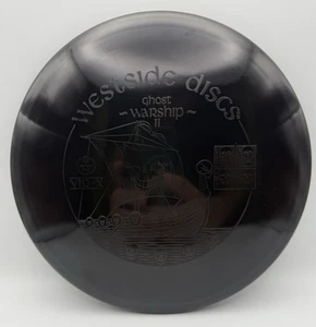 Westside Discs Vip X Ghost Warship 2 II Black Out Disc Golf Midrange Blacked - Picture 1 of 2
