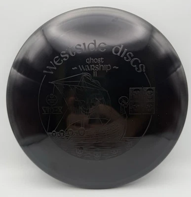 Westside Discs Vip X Ghost Warship 2 II затемненный диск-гольф средний диапазон черный - Изображение 1 из 2
