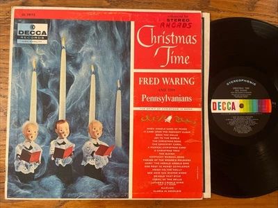 Fred Waring & The Pennsylvanians Christmas Time LP Decca Stereo + Inner M- - Image 1 of 4