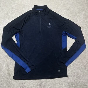 Neu ohne Etikett Pinehurst Golf 1/4-Reißverschluss Pullover Herren Large blau '47 Forward - Bild 1 von 9