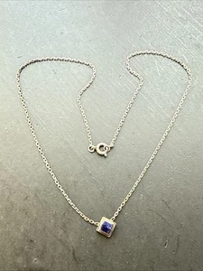 Très Beau Collier Chaîne En Argent Massif 925 Maille Art Nouveau deco pendentif - Foto 1 di 9