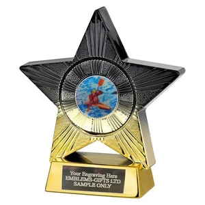 Trofeo Canoa Superstar Award 110mm (SM1) Grabado Gratis - Imagen 1 de 2