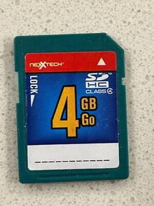 Nexxtech 4 GB Memory card Stick SD HC for camera / Phone / Wii - Picture 1 of 1