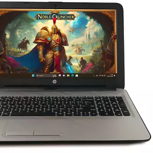 Cheap HP Laptop AMD A8 Quad Core 15.6" HD Screen 16GB RAM 256GB SSD Win11 PC - Picture 1 of 12