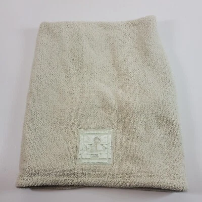 Tiddliwinks Giraffe Green Plush Chenille Baby Crib Blanket - Image 1 of 4