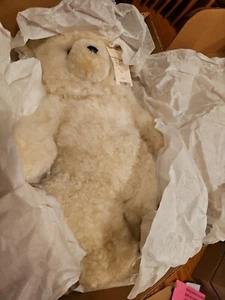SELTENE peruanische Verbindung Baby Alpaka Fell Kuscheltier Teddybär A614 - Bild 1 von 5