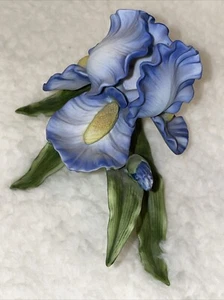 Vintage Lenox Iris Gartenblumen feines Porzellan Blumen Figur 1989 - Bild 1 von 14