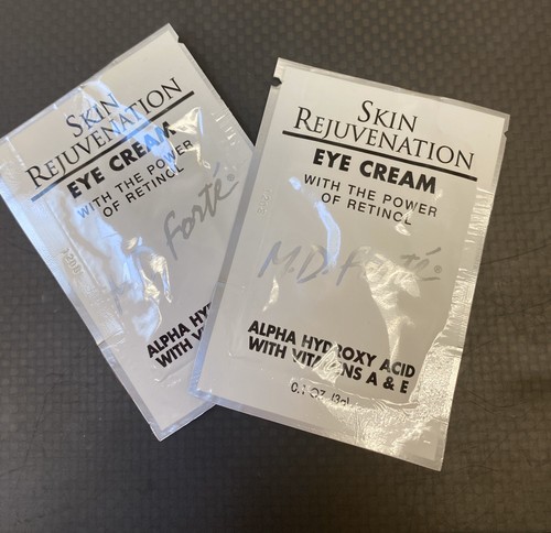 MD Forte Skin Rejuvenation Eye Cream 2 Samples | eBay