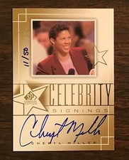 Cheryl Miller 2004 UD SP Signature auto card /50 Celebrity Signings