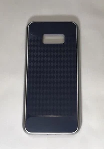 Blue W/ Silver Trim Samsung Galaxy S8 + Plus Cell Phone Case New In Box - Zdjęcie 1 z 23