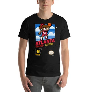T-Shirt Atlanta Dream Basketball Trikot Team NES Nintendo Vintage 8-Bit Retro - Bild 1 von 13