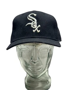 Cappello Berretto Vintage MLB Chicago White Sox Fitted 7 3/8 Specialità Sportive Lana - Foto 1 di 17