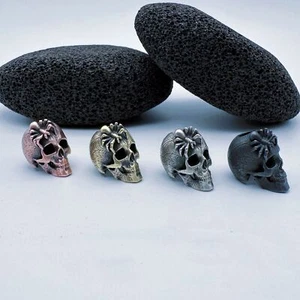 Cordino coltello cordino cordino paracadute perline ottone teschio ragno EDC accessori fai da te - Foto 1 di 9