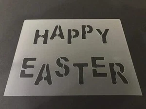 Easter Stencil Crafts for Painting, Scrapbooking & Decor - Bunny, Eggs, Basket - Picture 1 of 1