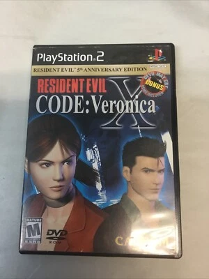 Sony PS2 PlayStation 2 Resident Evil CODE Veronica X 5th Anniversary TESTED READ - Image 1 of 4