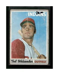 1970 Topps Baseball #673 Ted Uhlaender Cleveland Indians  High # - Picture 1 of 4
