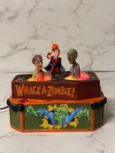 Department 56 WHACK A ZOMBIE Halloween Carnival Game Booth Light Motion 4025395 - Picture 1 of 9