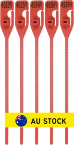 Korjo Tamper Tell Luggage Security Seals Perfect for Travel Includes 20 Seals - Picture 1 of 3