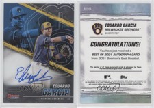 2021 Bowman's Best Best of 2021 Auto Eduardo Garcia #B21-EG Auto