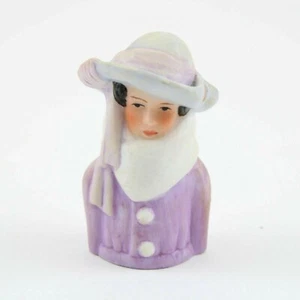 Vintage 1983 Avon "1923" Porcelain American Fashion Thimble - NEW - Picture 1 of 7