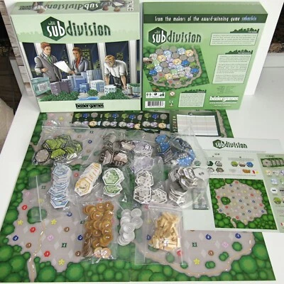 Subdivision City-Building Board Game   100% Complete Suberbia Bezier Games - Image 1 of 4