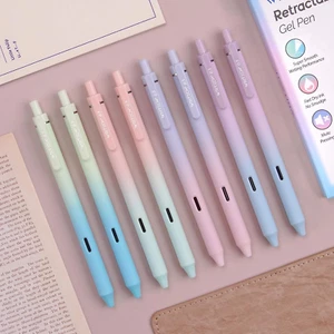 Writech Retractable Gel Ink Pens: 8ct Black Ink 0.5mm Fine Point Tip Pen Comfort - Picture 1 of 9