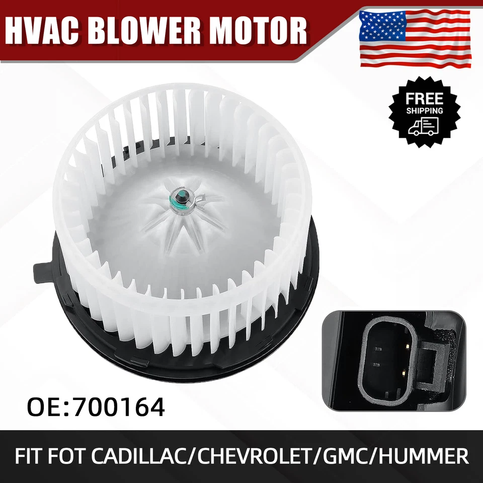 1*Motor soplador de calefacción 700164 con jaula de ventilador para Chevrolet Silverado 3500 2007 Foto 1 de 4