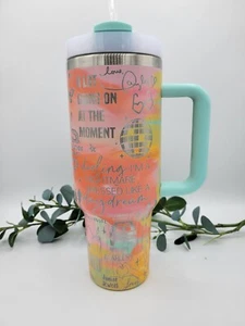 Taylor Swift "Popstar" Motiv warm ruhig 40 Oz Markenlos Becher Lasergravur - Bild 1 von 8