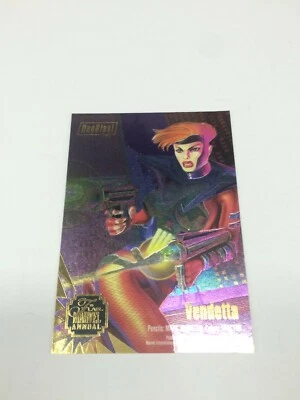 1995 Flair Marvel Annual Card Series Double Blast No2 Vendetta - Punisher 2099 - Image 1 of 3
